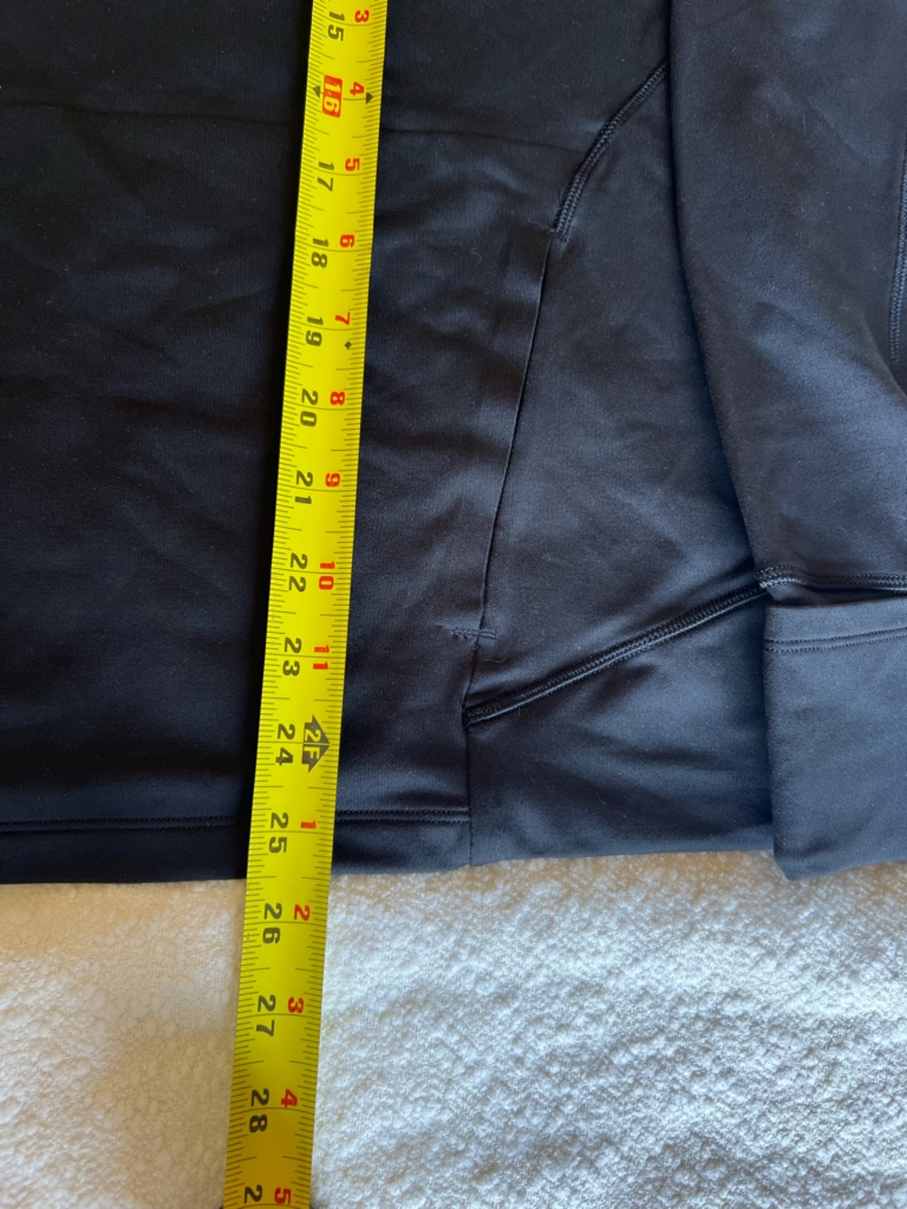 Lululemon Its Rulu Run Long Sleeve Shirt Black Top Size 10 - Picture 5 of 9